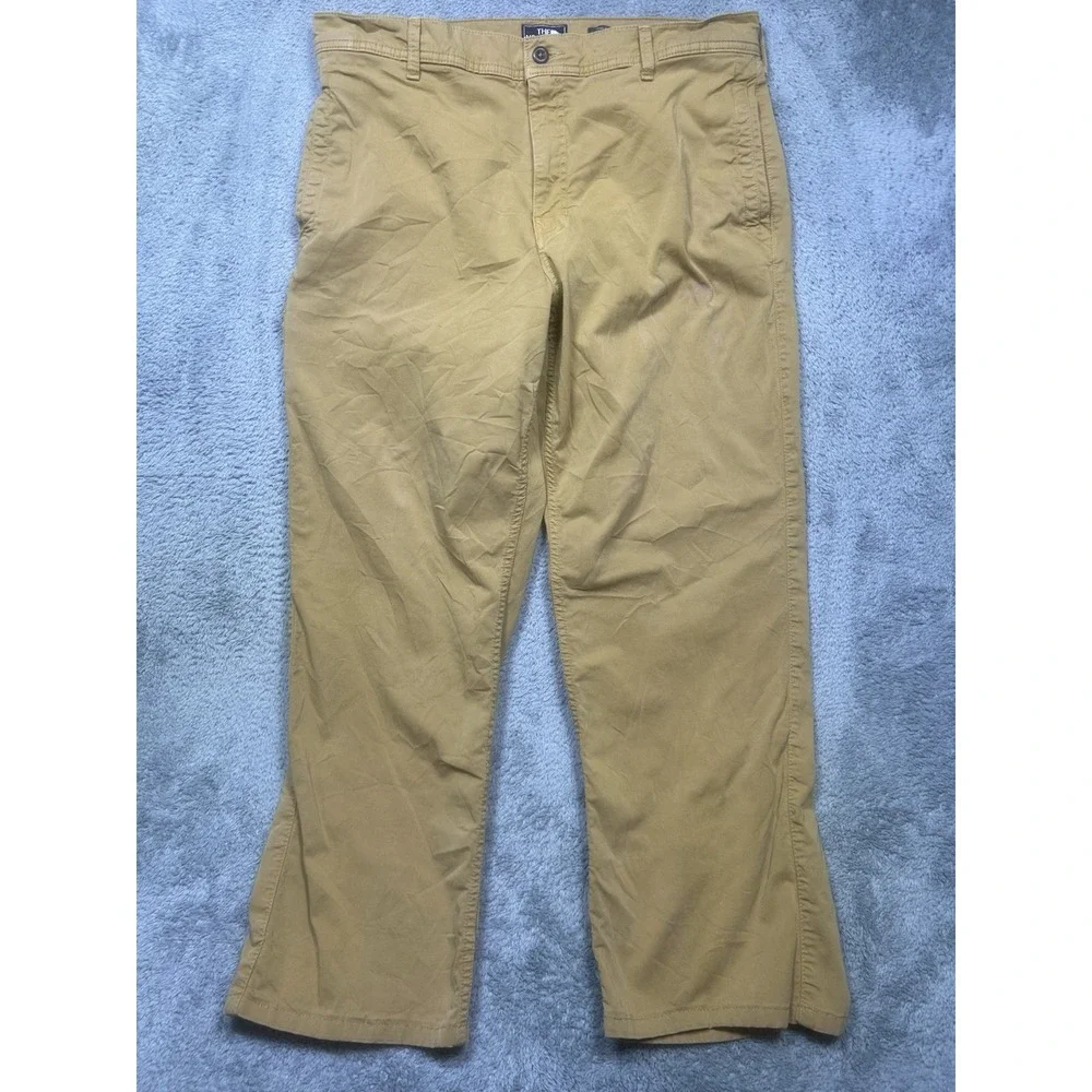 The North Face Pants‎ Men's 38x29 Brown Hiking Zip Pocket Cargo Chino - SPOTS